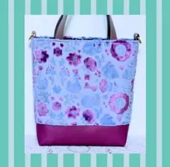 【特別出品＆特別価格】　✿ジョリーフルール✿　♡モフモフ生地のトートバッグ♡