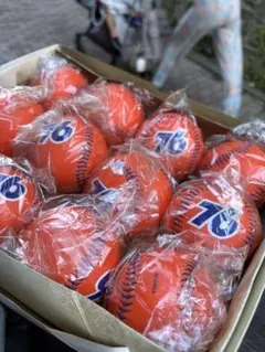 76 ロゴ入り野球ボール 12個セット
