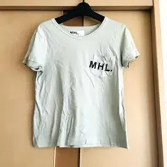 MHL. ロゴポケットTシャツ 半袖 ライトグリーンサイズＩのサムネイル