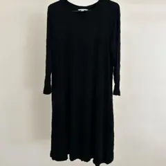 TIME AND TRU ブラック ワンピース トップス　長袖M