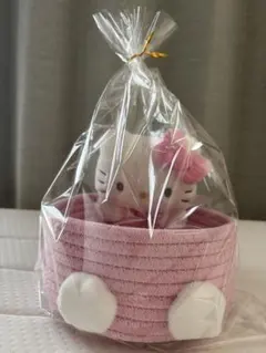 レア‼︎キティちゃん　M バスケット　カゴ　新品未使用