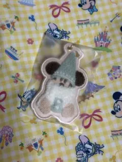 ディズニーリゾート　水色　リルリンリン　キーチェーン