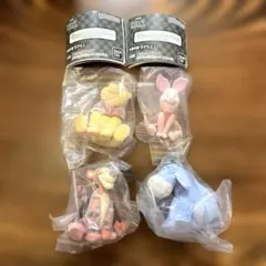 ディズニー　プーさん　カプセルフロッキーズ　コンプリート　カプセルトイ