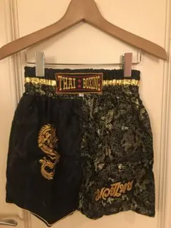 【ベストセラー】王国直輸入　ムエタイ　キックボクシングパンツ　キッズ　子供XS