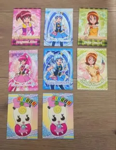 ハピネスチャージプリキュア　キャラクターカード　食玩　8枚まとめ売り