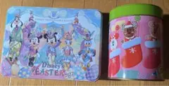 ディズニー 空き缶 ２点セット