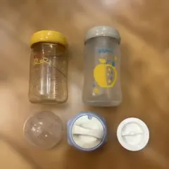 pigeon母乳実感 哺乳瓶 2本セット 160ml 保存キャップ