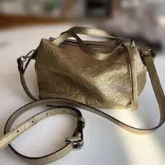 美品 コーチ ハンドバッグ ワンショルダー イエロー エナメル がま口