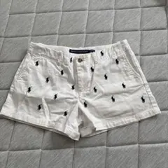 Ralph Lauren sportショートパンツ白のサムネイル