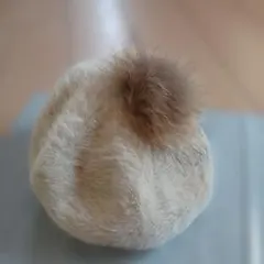 ☆★未使用☆★milsa♡アンゴラ・羊毛ベレー帽　サイズ57.5cm
