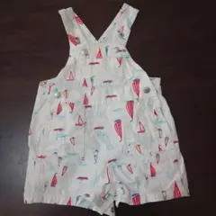 帆船とアイスクリームのオーバーオール