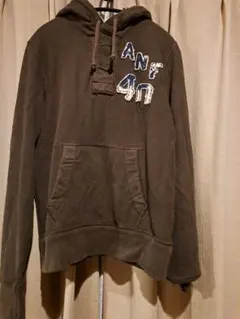 ANF ダークブラウン パーカー