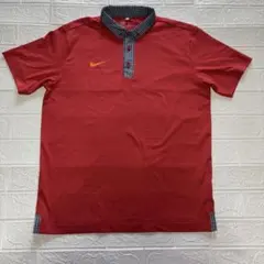【美品】Nike Golf Dri-FIT レッドシャツ
