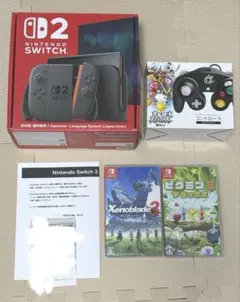 新品未開封 Switch2 本体 保証書 ソフト コントローラ 計5点セット 