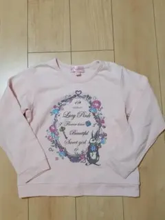 ピンク 長袖カットソー