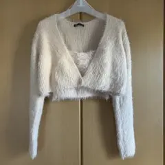 ピンクカーディガン