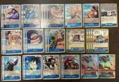 青の魚人and人魚35枚デッキパーツセット　ワンピースカード