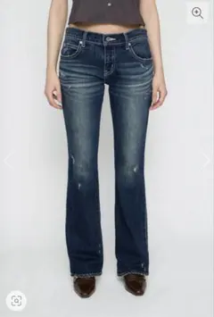 Tamme 23AW クラッシュブリーチフレアデニムパンツ 玉田達也 sacai