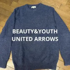 BEAUTY&YOUTH ネイビーセーター M