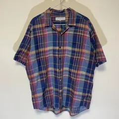 LANVIN studio オープンカラーチェックシャツのサムネイル