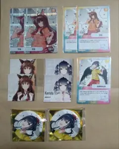 フミ 山神カルタ にじさんじ にじフェス コレカ 缶バッジ にじチョコ シール