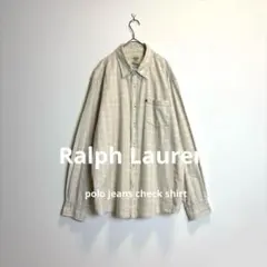 『良色』ラルフローレン　POLOJEANS ボタンダウンシャツ