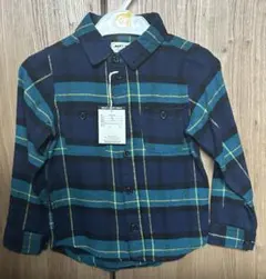 BREEZE 110 チェック長袖シャツ