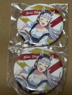 ウマ娘 ペインタースタイル 缶バッジ　ゴールドシップ　2個セット