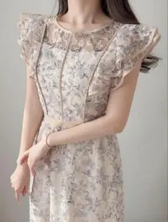 SHEIN FRIFUL フローラルプリントワンピース Ｌ