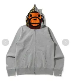 【レア】エイプ アニマルサファリ マイロ フルジップスウェットパーカー 日本製 A BATHING APE アベイシングエイプ アニマルサファリ マイロ