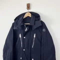 MONCLER ナイロンジャケット/サイズ1/ルーマニア製/紺 - メルカリ