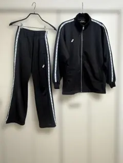 asics ブラック セットアップ