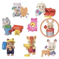 シルバニア　赤ちゃん工作だいすきシリーズ　みるくうさぎ