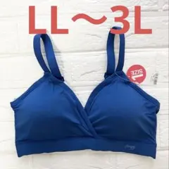 LL〜3L×1枚　スロギー　フリー オールラウンド ハーフトップブラ　ブルーのサムネイル