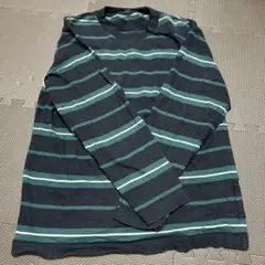 ネイビー 長袖カットソー