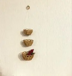 ハンドメイド ラタンガーランド ナチュラル インテリア 北欧 かご