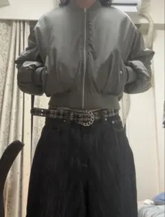 GYDA カーキ MA-1 ジャケットフリース裏地付き リバーシブルお値下げ可能