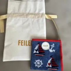 新品　廃盤品　FEILER　フェイラー　ゴーセーリング　タオルハンカチ　ヨット柄のサムネイル
