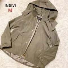 【INDIVI】マウンテンパーカー カーキ Mサイズ 38