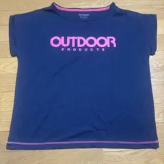 OUTDOOR PRODUCTS Tシャツ ネイビー ピンク LLサイズのサムネイル