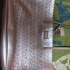 特別価格‼️COACH ピンク トートバッグ 小銭入れ付き