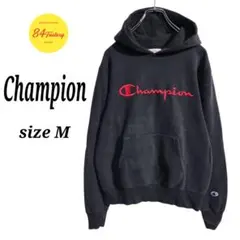 Champion　フーディー　スウェットシャツ　パーカー　フェード　M　y2k