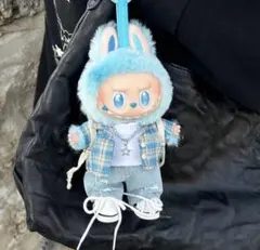 おしゃれ♡ラブブ服　labubu ぬいぐるみ着　可愛い　着せ替え服　4点セット