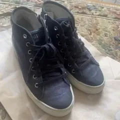 MEPHISTO ハイカットスニーカー ブルー ラメ メフィスト 37サイズのサムネイル