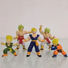 ドラゴンボール フィギュア人形　孫悟飯・孫悟天・トランクス・ブロリー×2