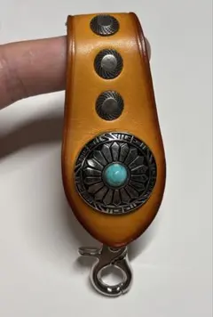 牛革キーホルダー メンズ 本革