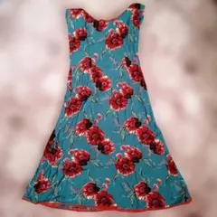 HENNES 花柄ノースリーブワンピース サイズ 36 / S〜M