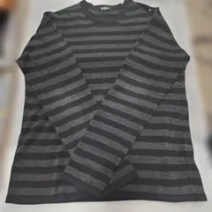 COMME CA ISM ボーダー柄 ニット セーター L