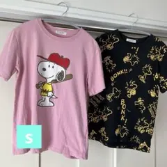 PEANUTS スヌーピー 半袖Tシャツ S
