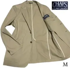 美品【CHAPS RALPH LAUREN】テーラードジャケット 薄手ベージュM